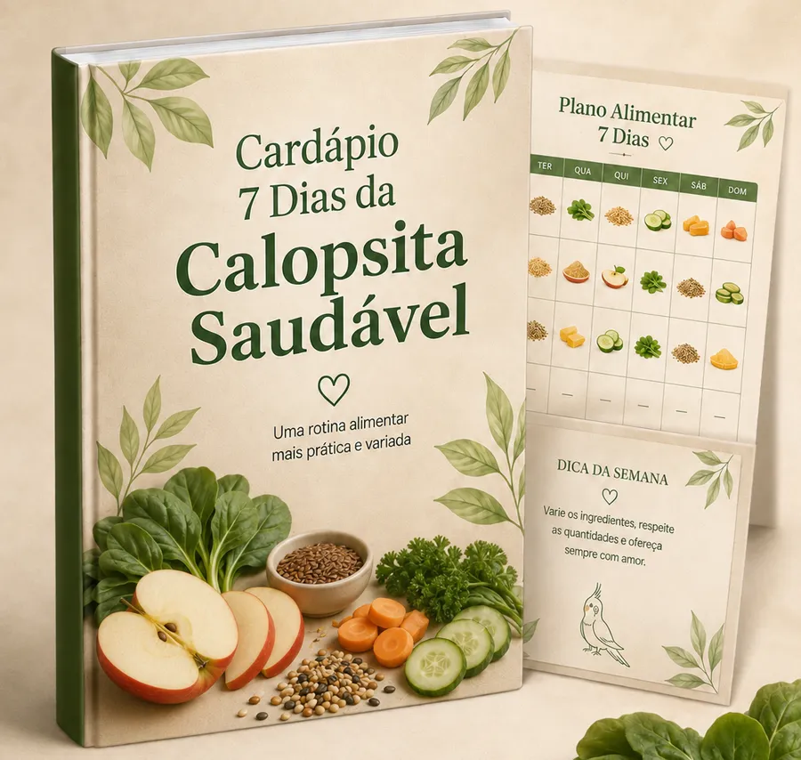 Cardápio 7 Dias da Calopsita Saudável