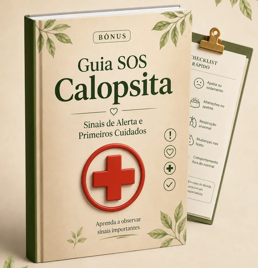 Guia SOS Calopsita: Sinais de Alerta